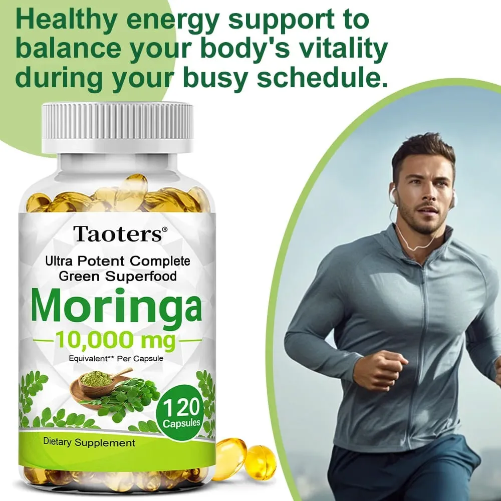 Moringa Capsules 1000mg - για το ανοσοποιητικό σύστημα Ενέργεια και μεταβολισμό Αντιοξειδωτικό που προάγει την υγεία του πεπτικού και του εγκεφάλου