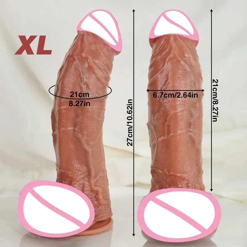 Nagy, valósághű szilikon vibrátor tapadókoronggal, G-pont anális műpénisz szíj Dick Butt Plug Maszturbált felnőtt szexjátékok férfi nőknek