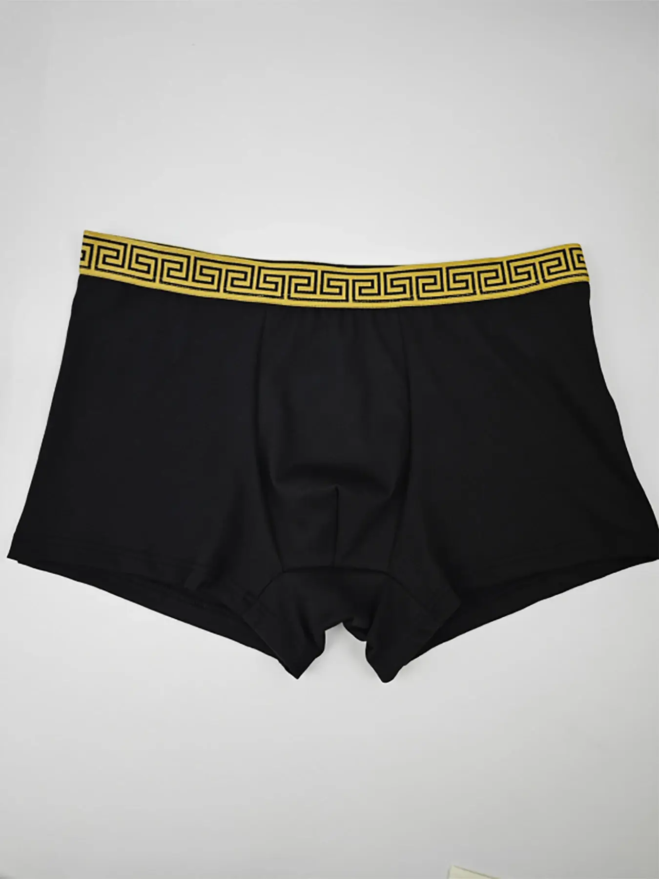 4PCS Trendy Men's Light Luxury Underwear: Four Color Combinations, Comfortable, Elastic and Unique Belt Design Men's Underwear