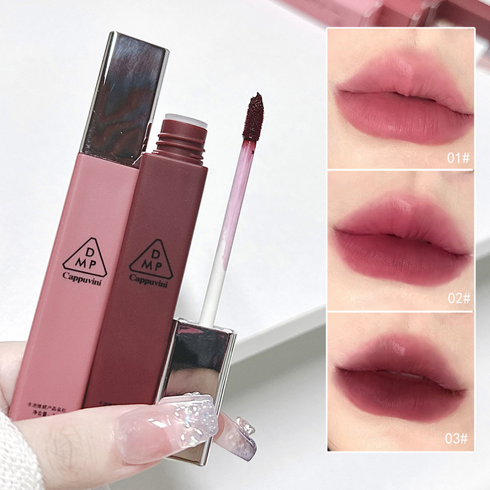 Cappuvini Matte Velvet Lip Glaze Moisturizing Smooth Long-Lasting Lipstick Makeup Lip Gloss — image 2