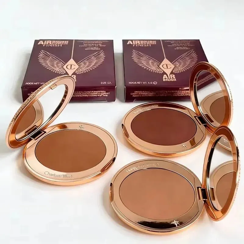 Charlotte Tilbury Setting Powder Compact Lip Gloss Foundation Two-tone Blush Eyeshadow Palette Lightweight Delicate Long-lasting