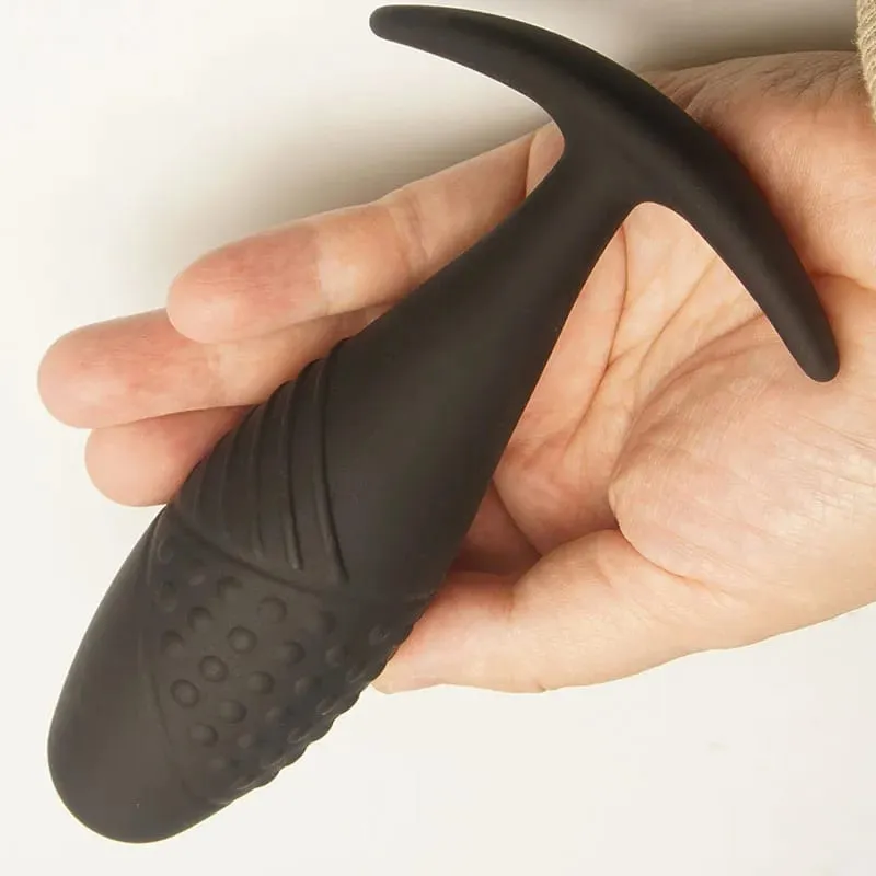 Silicone Anus Butt Plugs with Tapered Base for Comfort Textured Anal Sex Toys Trainer Training Analplug Buttplug Butplug