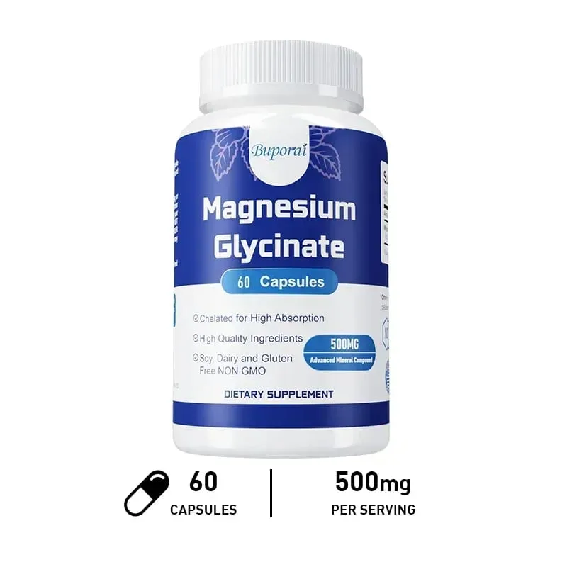 Magnesium Glycinate - Mendukung Kesehatan Saraf Jantung dan Otot Membantu Mengatasi Stres Kualitas Tidur Mendukung Pemulihan Otot — image 10