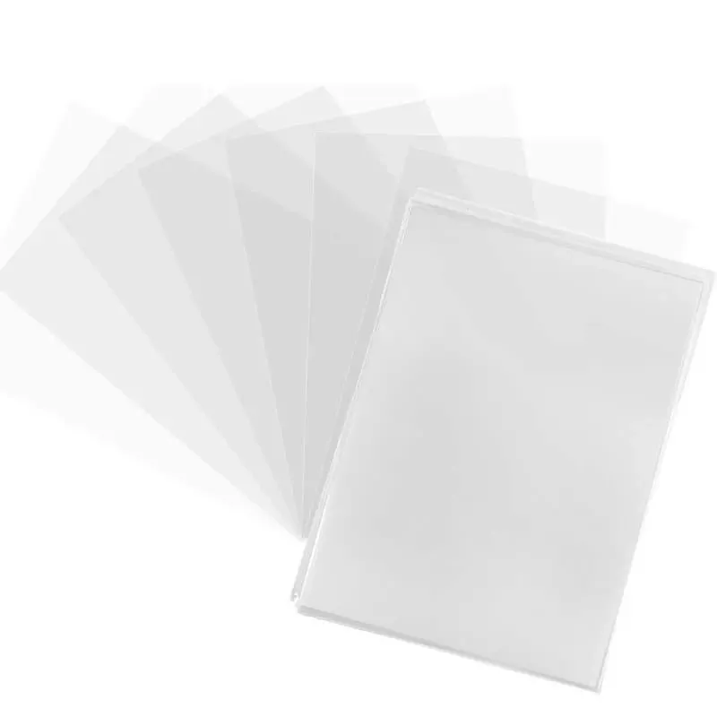 100Pcs Games Card Sleeves Transparent Playing Protector Compatible Trading Cards Folder Case Holder For Pokemon Kids Toy Gift