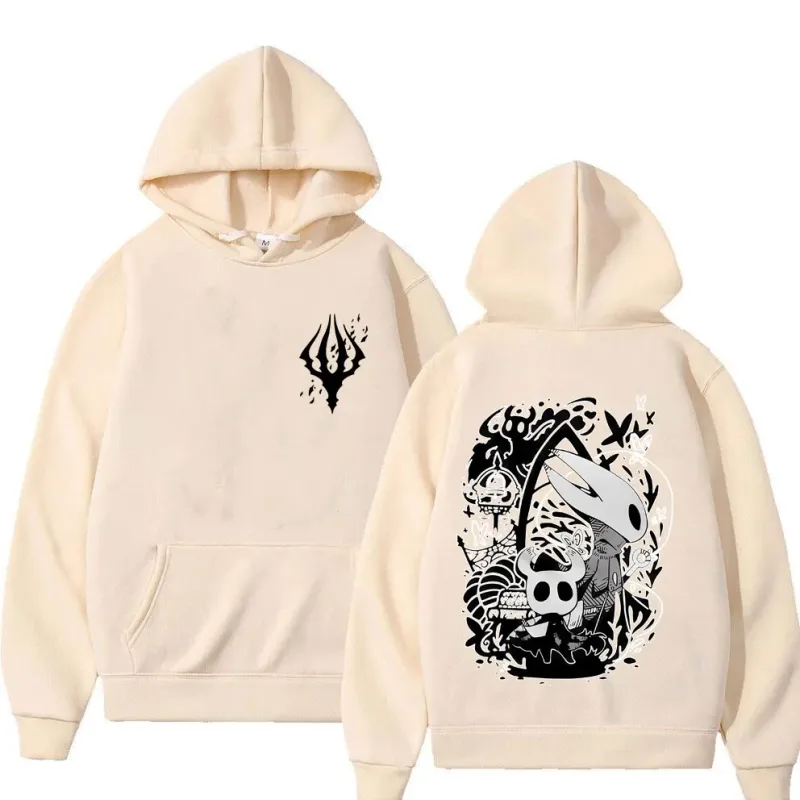 Oyun içi boş şövalye grafik kapşonlu erkek kadın giyim rahat büyük boy streetwear erkek Vintage polar kapüşonlular hayranları hediye eşofmanı — image 9