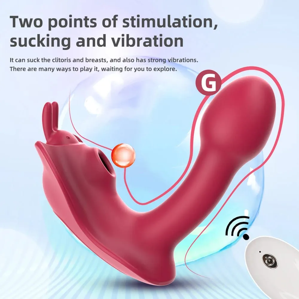 Sucker Vibrator Dildo for Women Vibrating Clitoris Stimulator Remote Control Wearable G Spot Massager Panties Female Sex Toys