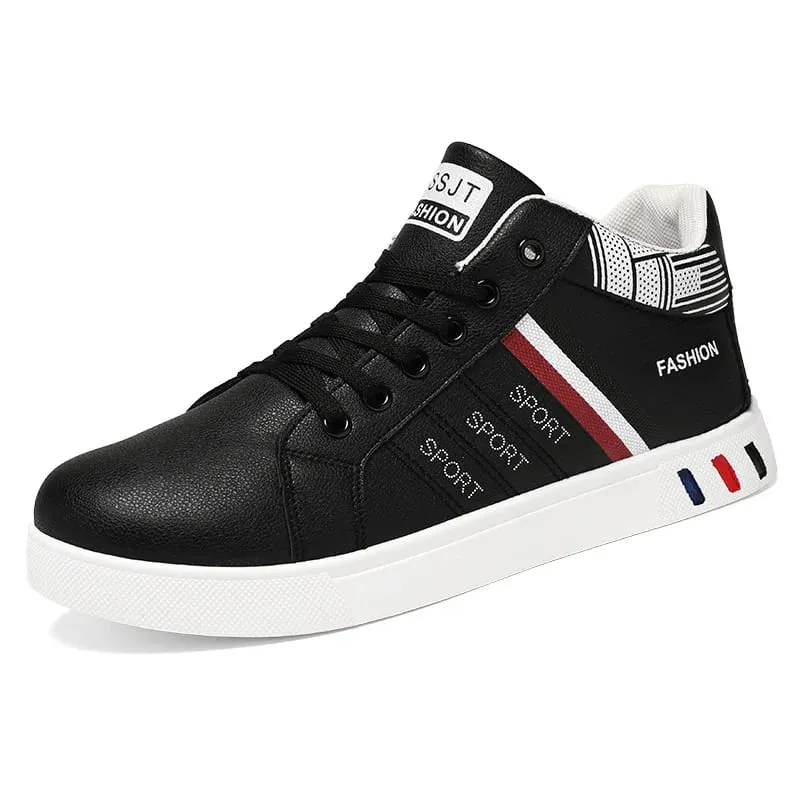 Λευκά Βουλκανιζέ Sneakers Ανδρικά Flat Άνετα Παπούτσια Lace up Zapatillas Hombre Φθινοπωρινή Ανοιξιάτικη Μόδα Αθλητικά Παπούτσια Μεγάλο Μέγεθος 48 — image 6