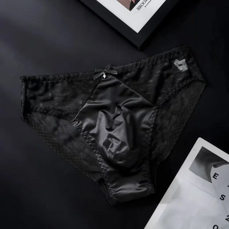 4PCS Sexy Mens Seamless Panties Ice Ultra Thin Sports Fitness Bulge Pouch briefs Male Panties Low Waist 3256812805603060 — image 4