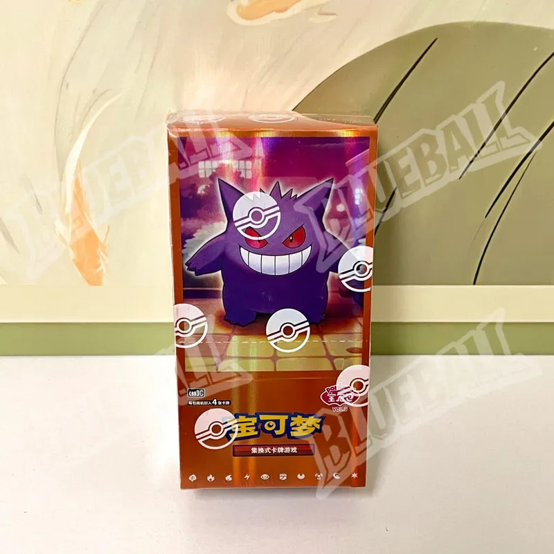 Γνήσιο pokemon Scarlet Violet Gem Pack Vol6 Thin Box TCG Συλλεκτικές κάρτες συναλλαγών μάχης Απλοποιημένη κινεζική έκδοση δώρο παιχνιδιών