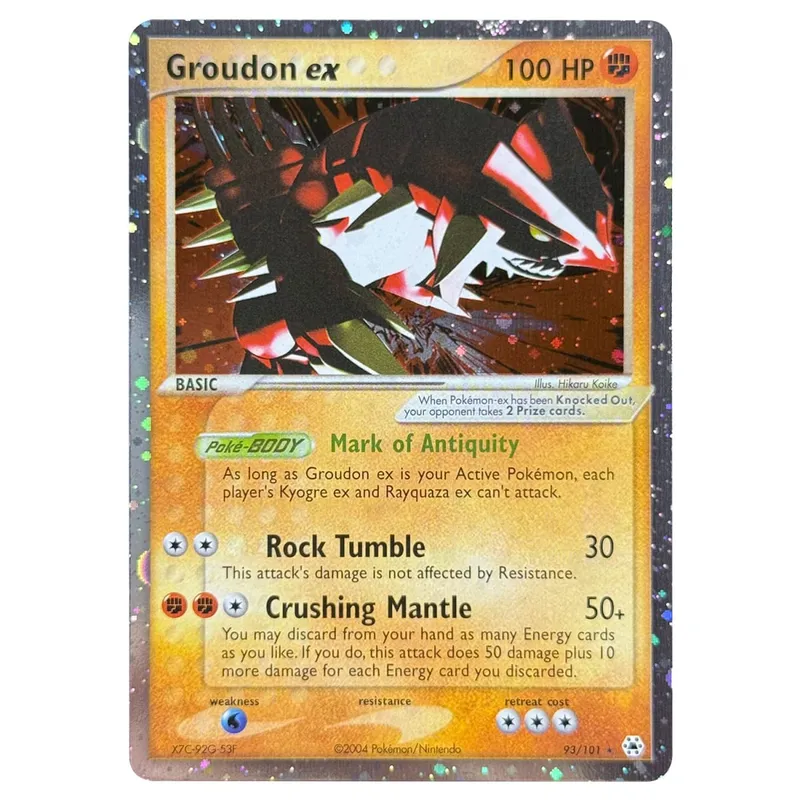 Κάρτες μεσολάβησης Ολογραφικά Emerald Cacturne Rayquaza Hidden Legends Kyogre Crystal Guardians Alakazam Star Flareon Metagross — image 33