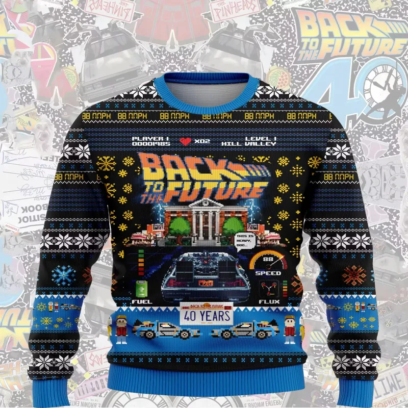 outono e inverno de volta ao futures suéteres feios de Natal, camisas de anime de desenho animato per homens e mulheres, roupas