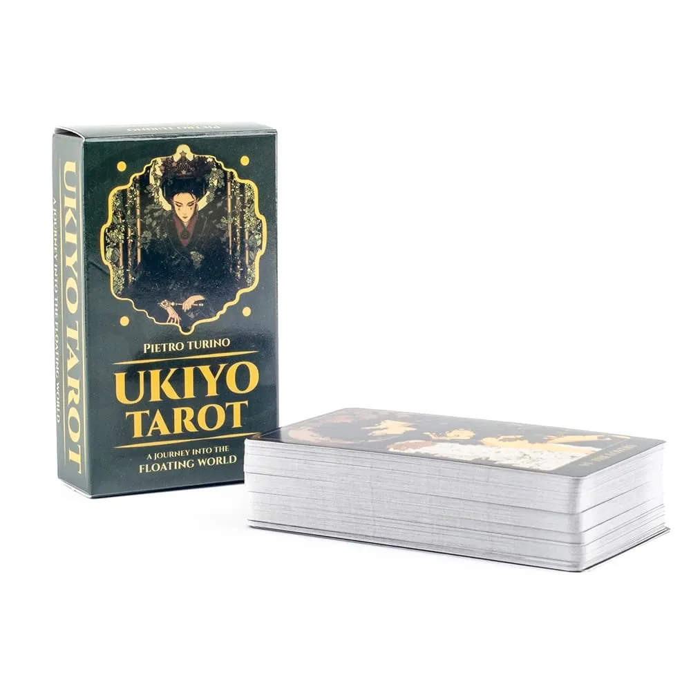 כרטיסי טארוט Ukiyo 78 יחידות פנאי בידור חפיסת עתידות 10.3*6 ס"מ לוח התכנסות משפחתי קלפי משחק — image 2