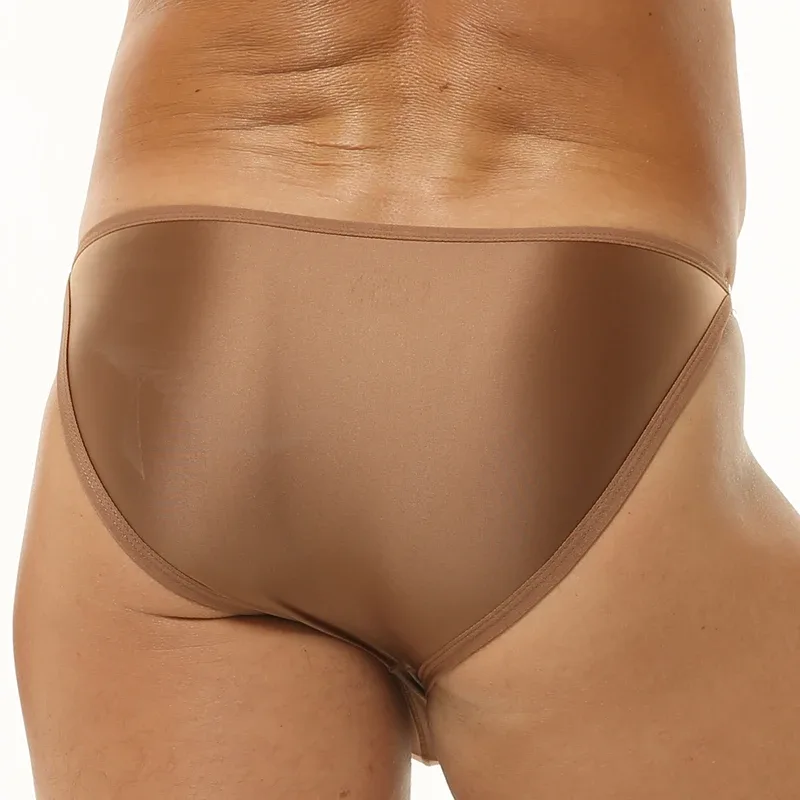 Men's Silky Ice Silk Briefs Smooth Low Rise Stretch 3D Pouch Support Breathable Daily Underwear — image 5
