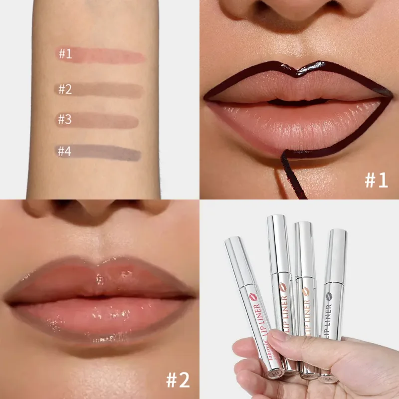 Lakerain Peel Off Lip Liner Αδιάβροχο, ανθεκτικό στις μουτζούρες Lip Liner Μεγάλης διάρκειας Χρώμα που δεν ξεθωριάζει Hydrate Nourish Lip Contour Makeup — image 6