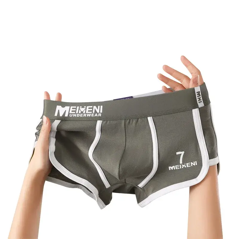 Nam Thân Fashoin Co Giãn Mũi Tên Quần Short U Lồi Túi Breathbale Quần Lót Calzoncillo Hombre Quần Lót 3D Đáy Quần Boxer