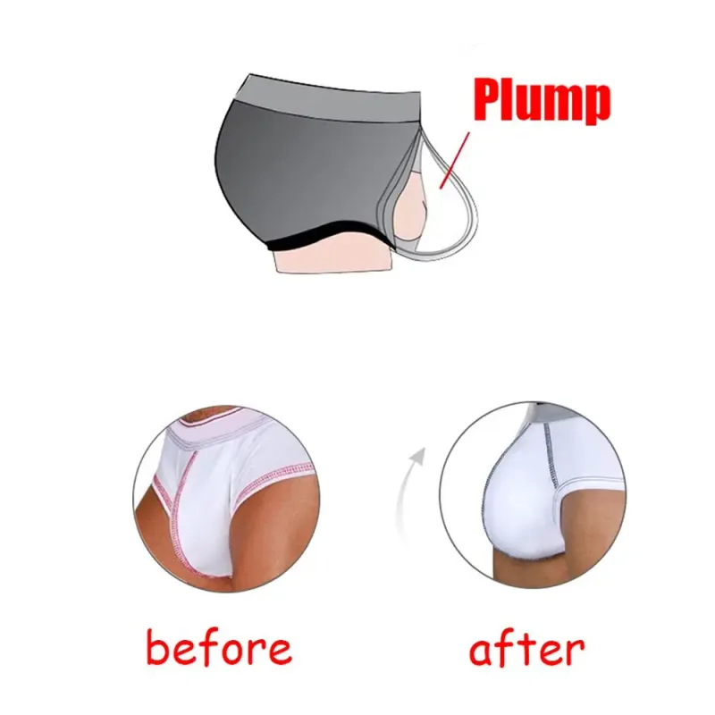 6 Colors Soft Briefs shorts Men Sponge Pouch Underwear Swimwear Enhancer Cup Bulge Pad — image 9