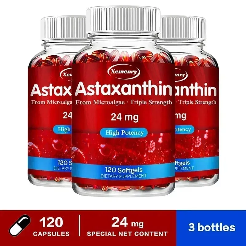 Astaxanthin 24 Mg - Promotes Cardiovascular Health Accelerates Metabolism Maintains Eye Joint and Skin Health Antioxidant — image 8