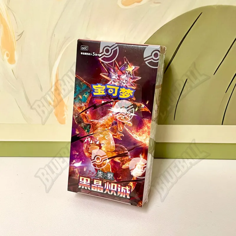 Γνήσιο pokemon Scarlet Violet Gem Pack Vol6 Thin Box TCG Συλλεκτικές κάρτες συναλλαγών μάχης Απλοποιημένη κινεζική έκδοση δώρο παιχνιδιών