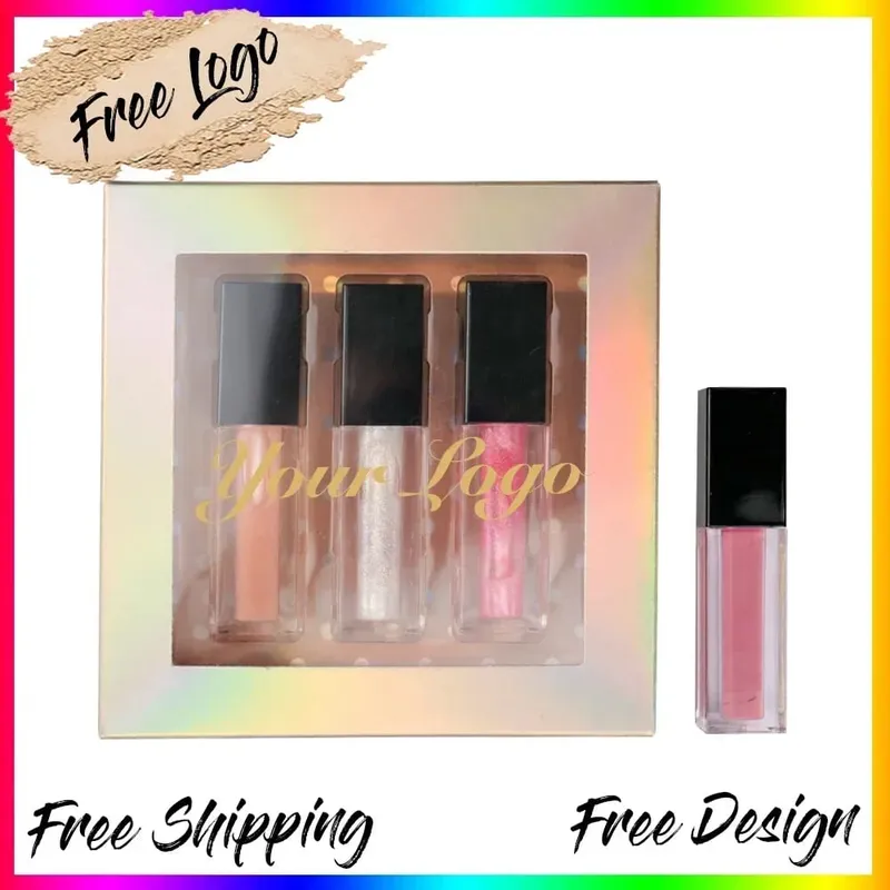 Vegan Σετ Μακιγιάζ Private Label Liquid Liquid Lipstick Waterproof Cruelty Free Kit De Maquillaje Makeup Kit Προσαρμοσμένο λογότυπο — image 2