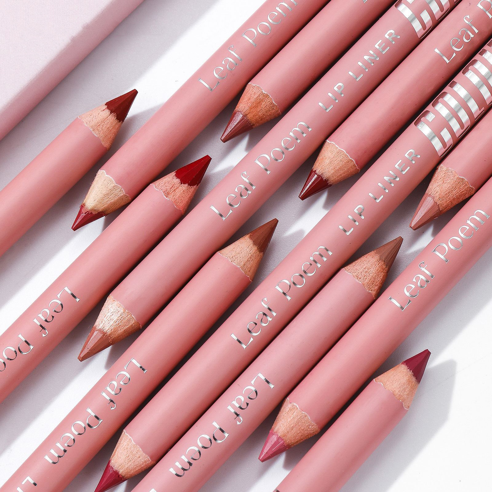 12 Màu Matte Lipliner Pencil Chống Nước Plumping Bám Bẩn Son Môi Tự Nhiên Màu Hồng Hồng Kẻ Viền Môi Pro Viền Môi Viền Trang Điểm — image 5