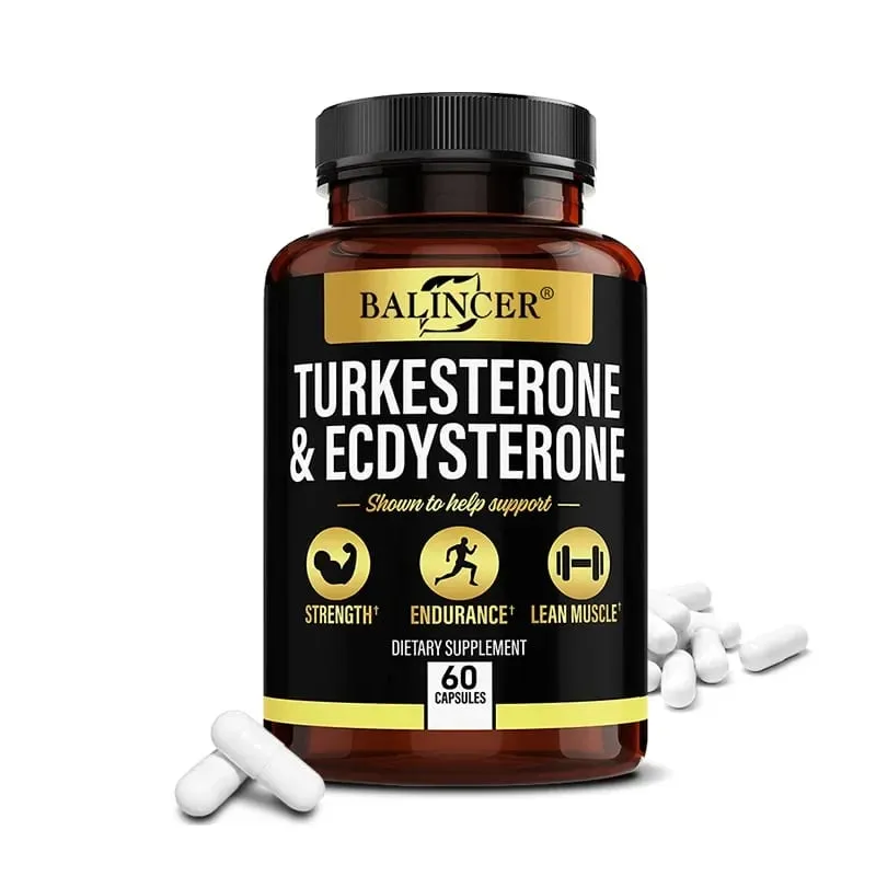 Turkeysterone and ecdysterone supplement - 1000 mg - Improves exercise endurance sports supplementation muscle mass