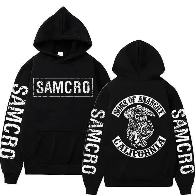 Ανδρικό Street Style 3D Φούτερ Sons of Anarchy Φούτερ Φούτερ φθινοπώρου/χειμώνα Unisex Loose casual αθλητικές φόρμες εξωτερικού χώρου Y2k πουλόβερ — image 2