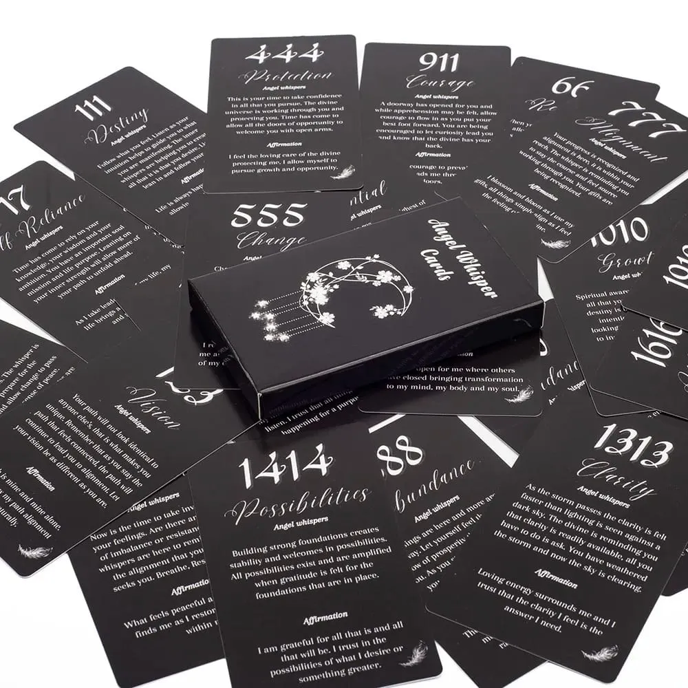 26 Cards Angel Whisper Cards Tarot Αγγλική Έκδοση Επιτραπέζιο Παιχνίδι Divination Oracle Deck Card Game 10,3*6cm — image 5