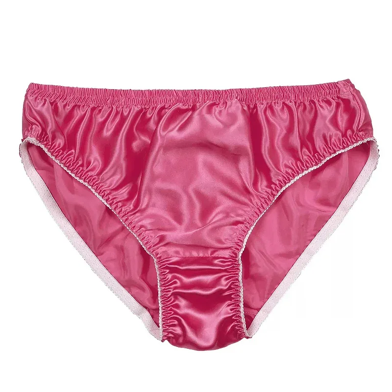 100% Mulberry Silk Men Sexy Underwear Wrinkle Briefs Breathable Male Panties Pure Silk Trigonometric Soft Man Underpants Summer — image 11