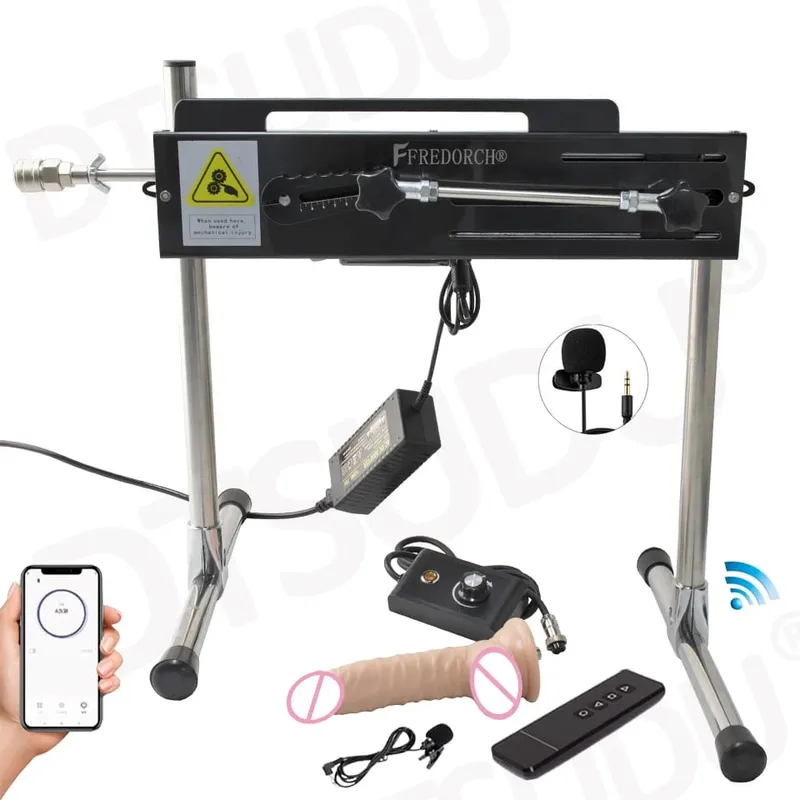 Dildo-120W Automatic Dildo Machine 3-15cm Super Silent Masturbation Dildo Sex Machine Adult Couple Sex Toy Female Male Sex Toy