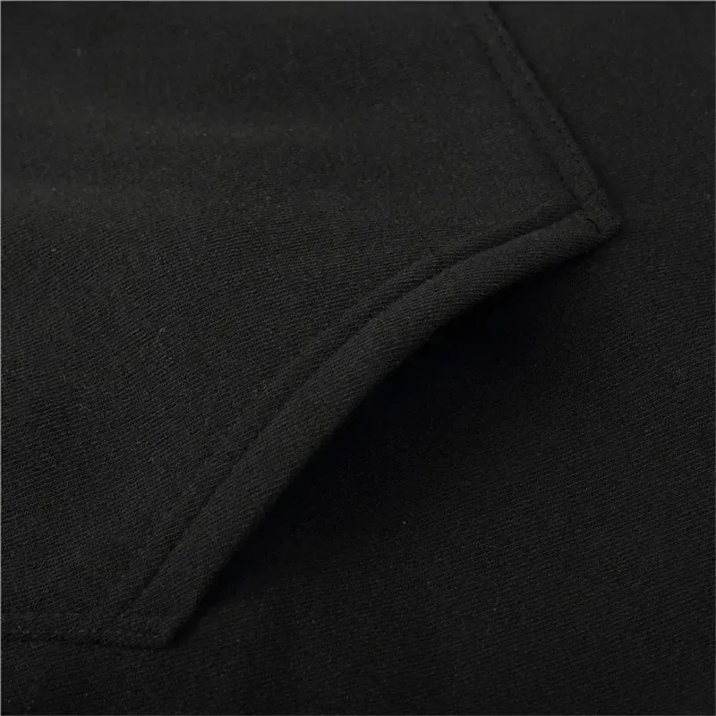 Drucken Herbst Winter Modelle Herren Fleece winddicht Warm Baumwolle Übergroßer Hoodie Outdoor Pendler Herren Hochelastisches Oberteil
