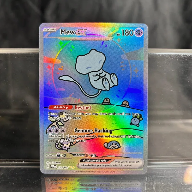 Foil PKM Single Cards Pikachu Charizard EX Bubble Mew Game Rare Collection Κάρτες PTCG Rainbow Proxy — image 7