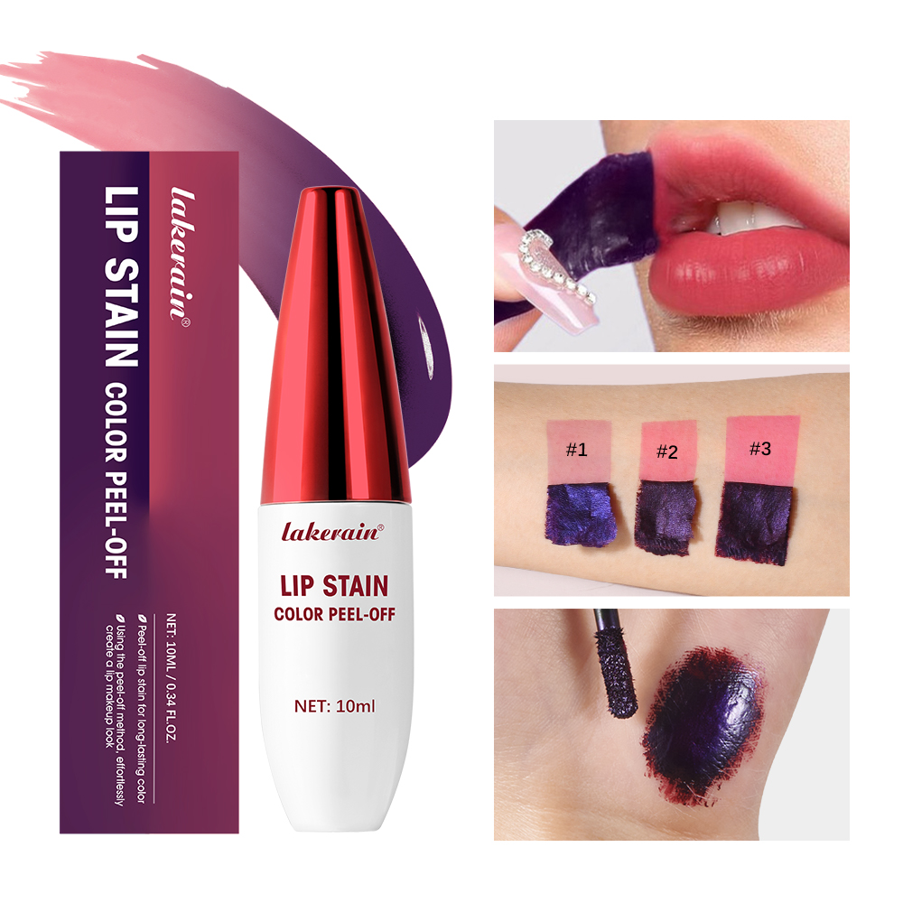 Lip Stain Peel Off Matte Lipstick for Lips Stick 24 Hours Water Resistant Lipsticks Free Shipping Cheap Lip Gloss Makeup Ink