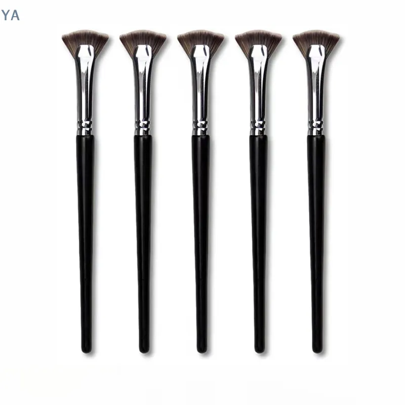[Y] 1 Pc Waaiervormige Wimper Borstel Zacht Geen Verlies Schoonheid Wimper Make-Up Kwasten Mascara Markeerstift Poeder smudge Tool
