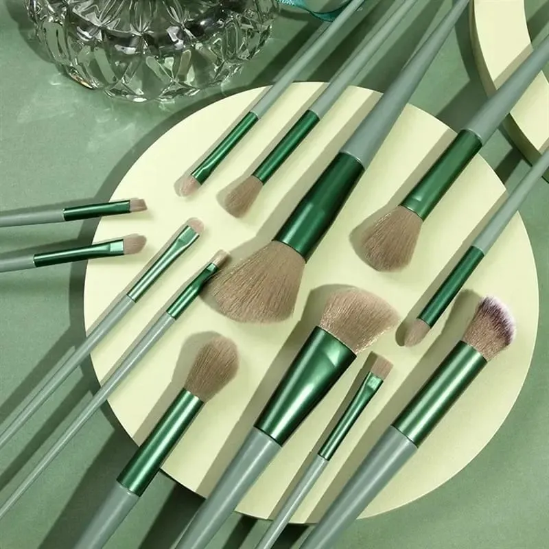 13 Bộ Cọ Trang Điểm Phấn Mắt Nền Nữ Cọ Mỹ Phẩm Phấn Mắt Phấn Má Hồng Pha Trộn Vẻ Đẹp Mềm Mại Dụng Cụ Trang Điểm