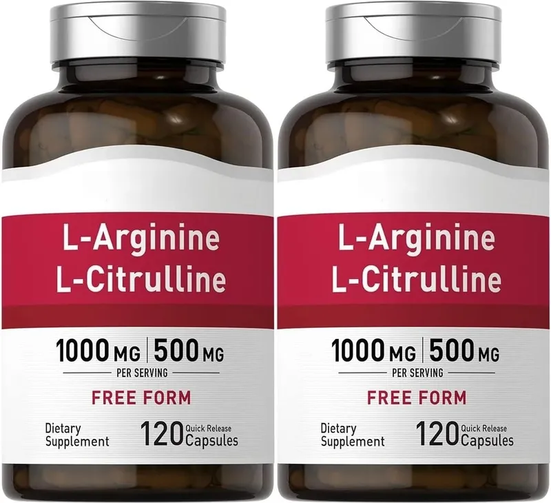 1500 Mg L-arginin és L-citrullin adagonként szabad formájú aminosav komplex férfiaknak és nőknek, nem GMO gluténmentes 120 kapszula