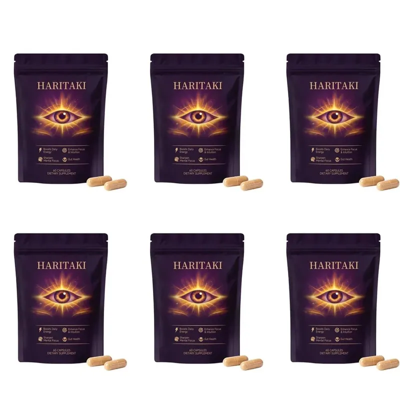 תוסף האריטאקי 3rd Eye 500mg תומך באיזון עיכול בריאות מעיים סילוק קבוע יומי הגנה נוגדת חמצון 60 Ct
