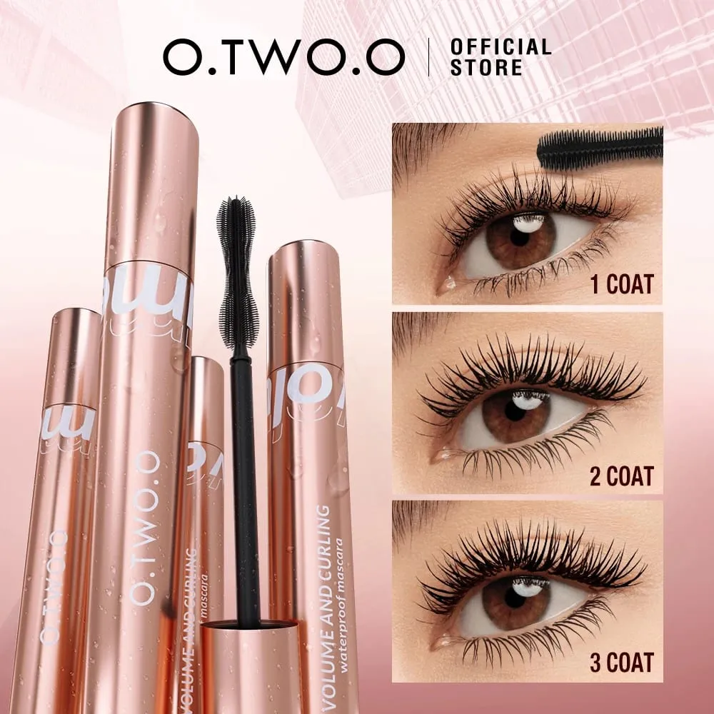 O.TWO.O 8 τμχ Πλήρες κιτ Μακιγιάζ Περιλαμβάνει Eyeliner Lipstick Blusher Face Setting Powder Mascara Eyelash Curler Sunscreen Cosmetic — image 4