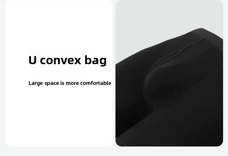 Big Pouch Men Bamboo Fiber Boxer Briefs Breathable Underwear With Fly Opening Mid Waist Sports Trunks Moisture Wicking Soft Cool — image 10