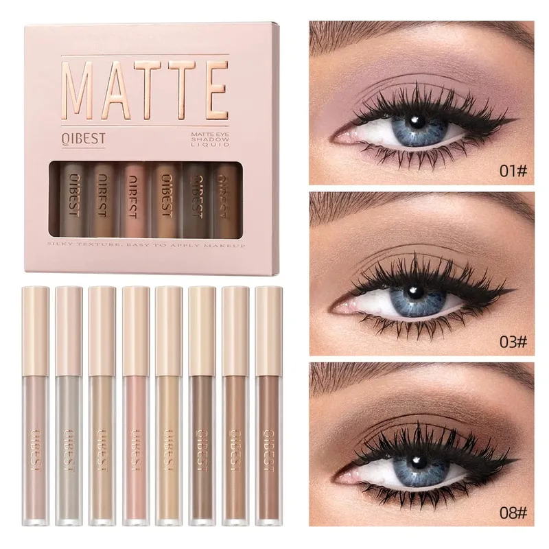 Liquid Eyeshadow Cream Smooth Eye Makeup Long Lasting Waterproof Eyeshadow Stick Blush Dual Purpose Contour Cosmetic Kits