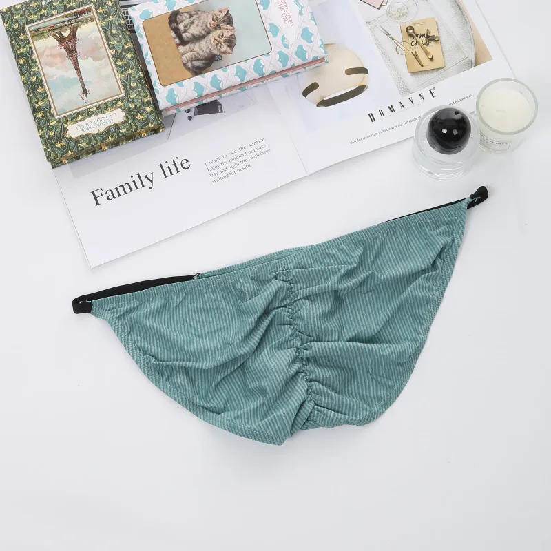 Briefs Sexy Man Underwear Men's Bulge Pouch String Mini Panties Men Low Waist Bikini Lingerie Underpants Slips Hombre