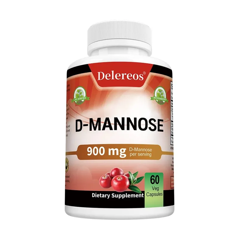 Βιολογική D-Mannose 900 mg ανά μερίδα 120 κάψουλες Υποστηρίζει σθεναρά τον καθαρισμό του ουροποιητικού συστήματος στις γυναίκες και την υγεία του προστάτη στους άνδρες