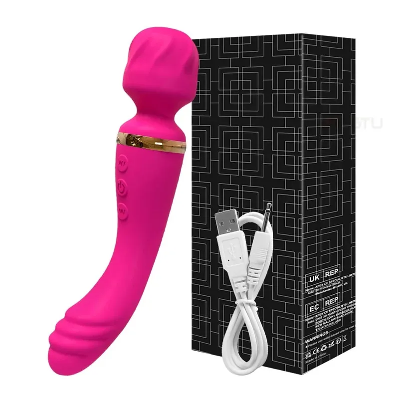 Ισχυρός δονητής AV για γυναίκες Θηλή G spot Clitoris Stimulator Magic-Wand Dildo Γυναικείο Αυνανισμός Παιχνίδια σεξ ενηλίκων Γρήγορος οργασμός