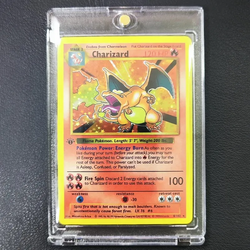 بطاقات تجميع DIY مع بطاقة Brick 1996 الإصدار الأول بطاقات فلاش لعبة Anime Shining Cards Gift