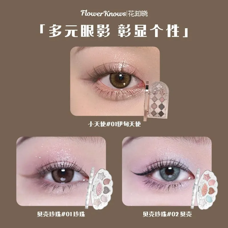 Flower Knows All-in-One σετ δώρου μακιγιάζ Σκιές ματιών Blush Lip Glaze Όλα όσα χρειάζεται Kit De Maquillaje Full Professional