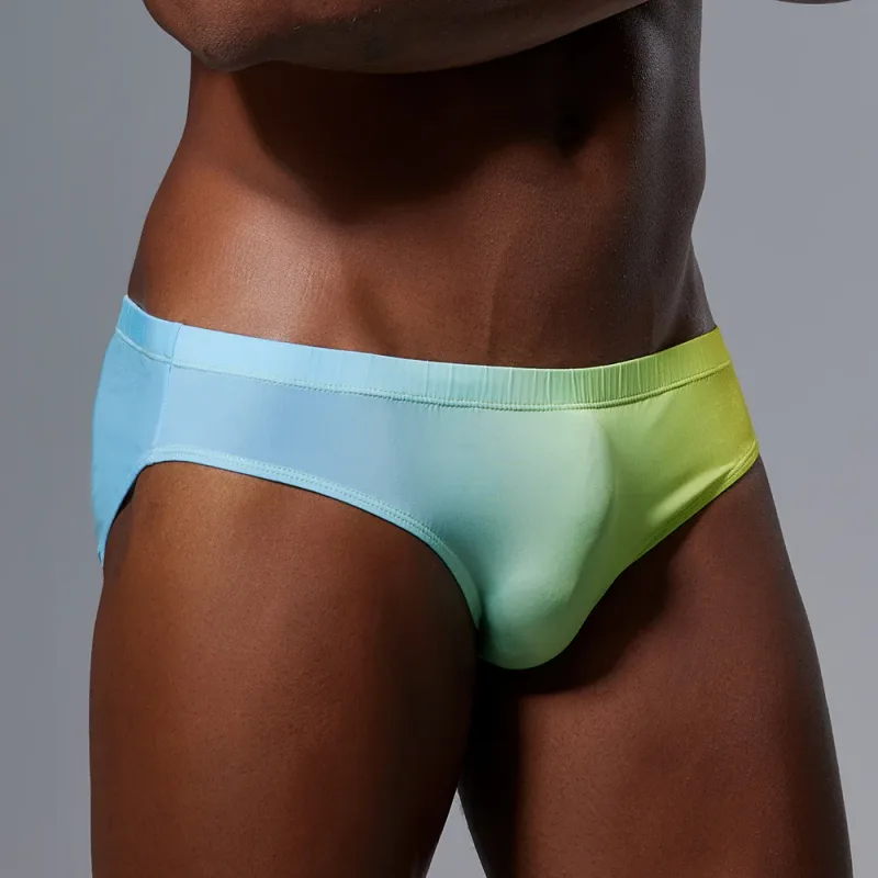 Men's Low Waist Briefs Breathable Gradual Cartoon Print Underwear Sexy Triangle Pants for Men — image 19