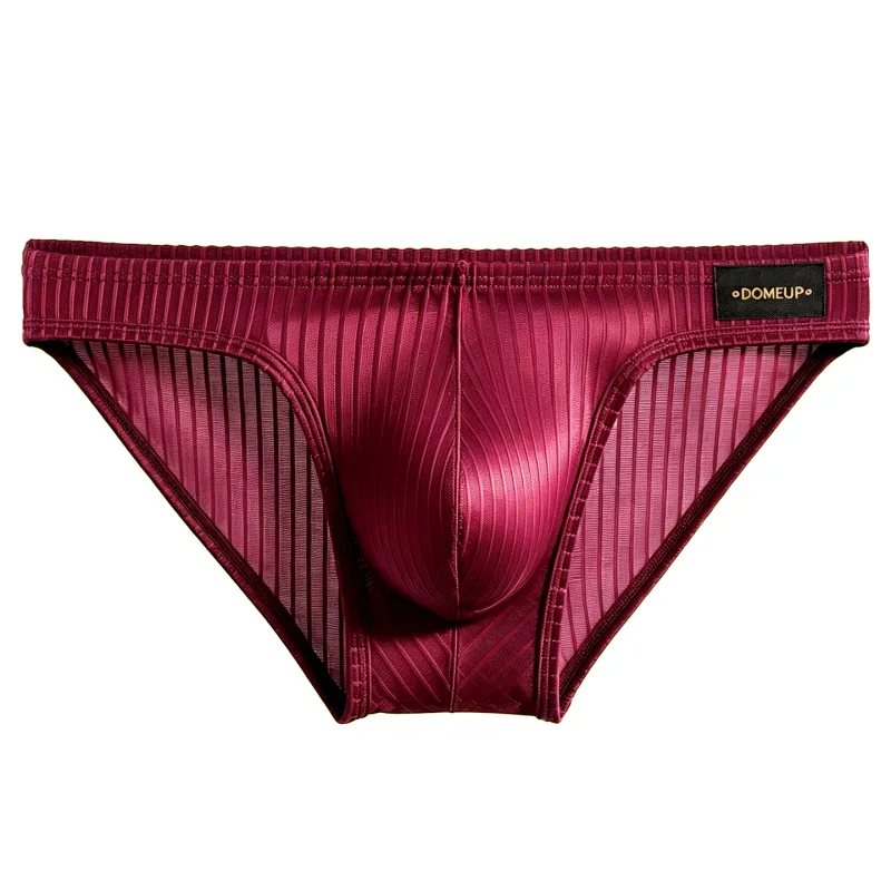Men's Low‑rise Briefs Waffle Texture Hollow Breathable Sports Underwear Male Pouch Triangle Underpants