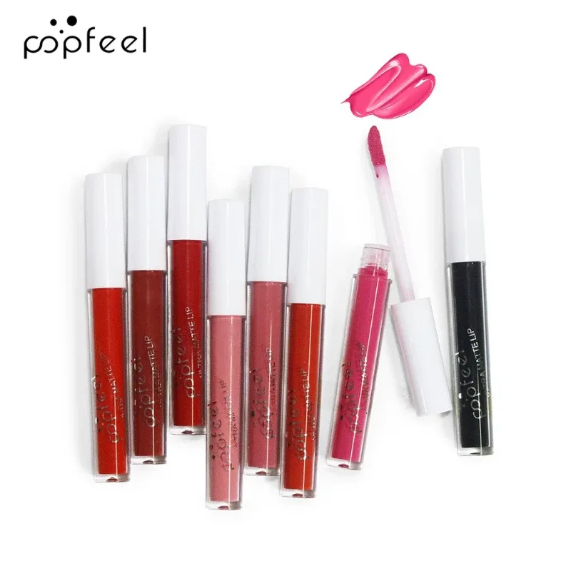Punk Matte Zwarte Vloeibare Lipstick Waterdichte Langdurige Party Lipgloss Persoonlijk Fluwelen Naakt Lip Tint Halloween Lippen Make-up — image 6