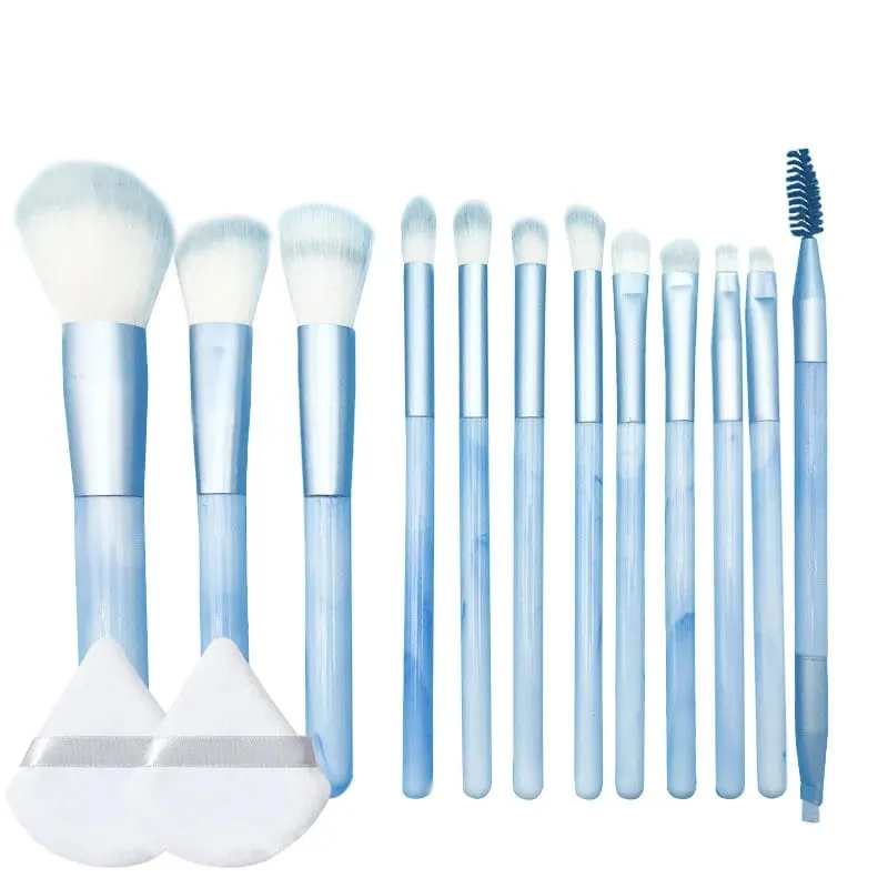 10/14 Stuks Make-Up Kwasten Set Oogschaduw Foundation Vrouwen Cosmetische Losse Poeder Blush Super Zachte Blending Make Up Borstel beauty Tool
