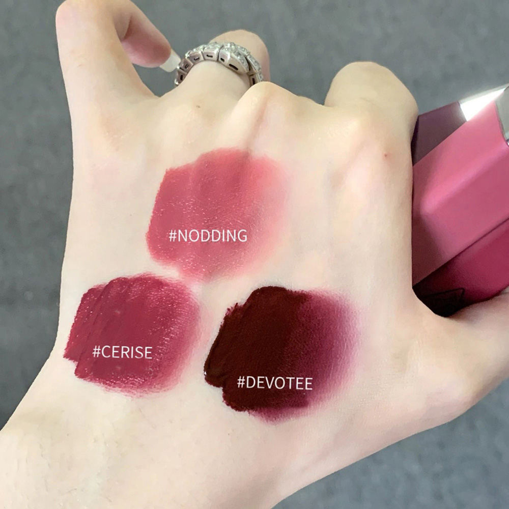 Cappuvini Matte Velvet Lip Glaze Moisturizing Smooth Long-Lasting Lipstick Makeup Lip Gloss — image 3