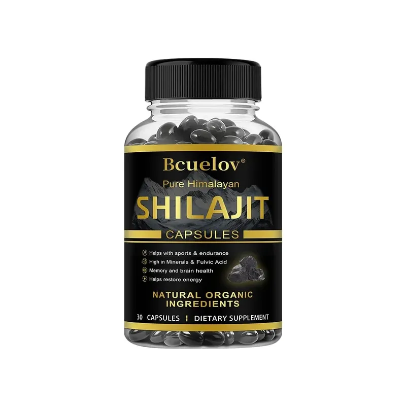 Shilajit Original Shilajits Capsule High Purity Mineral Supplements with 85+Trace Minerals Enhance Energy & Resist Stress